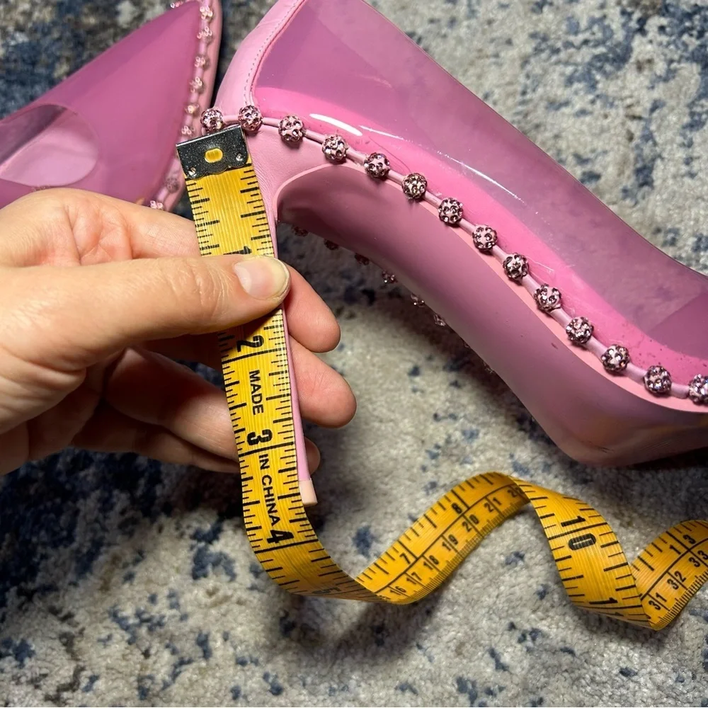 Steve Madden Vyper Dusty Clear Pink Pumps Size 6.5 - Picture 13 of 15